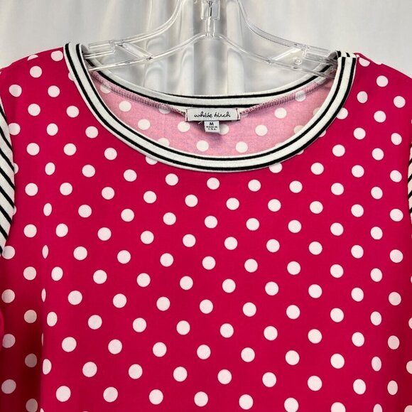 White Birch Women’s Mixed Print 3/4 Sleeve Top Pink/Multi Size Medium - Picture 3 of 7